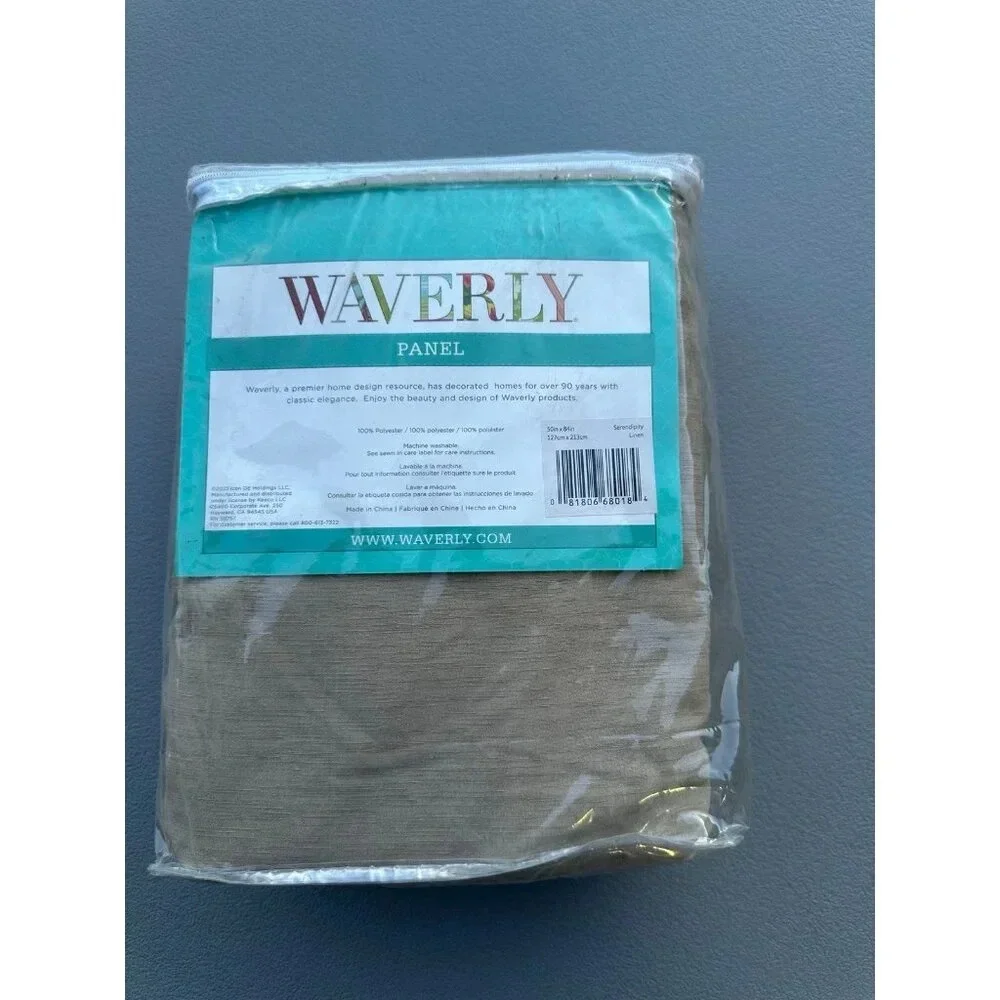New waverly Synthetic Semi-Sheer Curtain PANEL ONLY